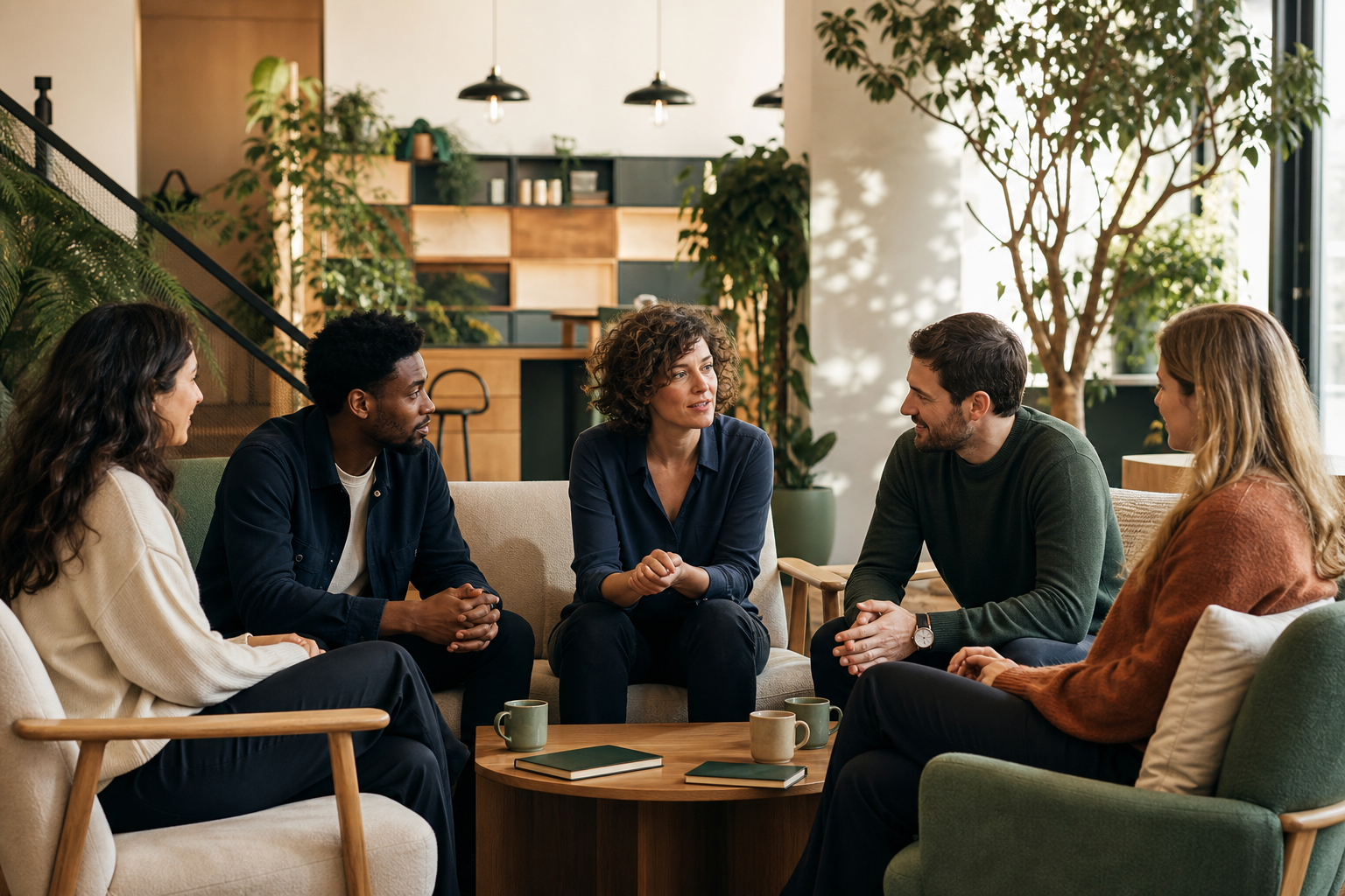 Entrepreneurs réunis au sein de la communauté Axelio pour échanger et prendre du recul